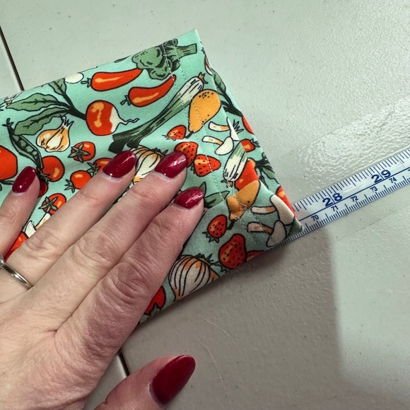 Duluth Trading Co Women's Leggings Size L All Over Green Garden Vegetable Print - Picture 11 of 11